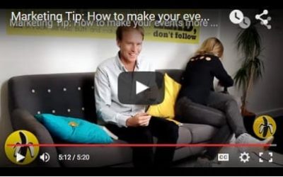 Marketing Tip: How to make your events more memorable