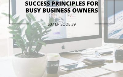 S07 EPISODE 39: Success principles for busy business owners