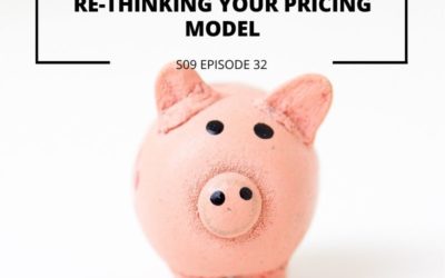 S09 EPISODE 32: Pricing Strategies – Re-thinking your pricing model