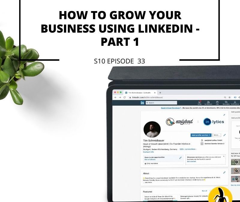 S10 EPISODE 33: How to grow your business using Linkedin – Part 1