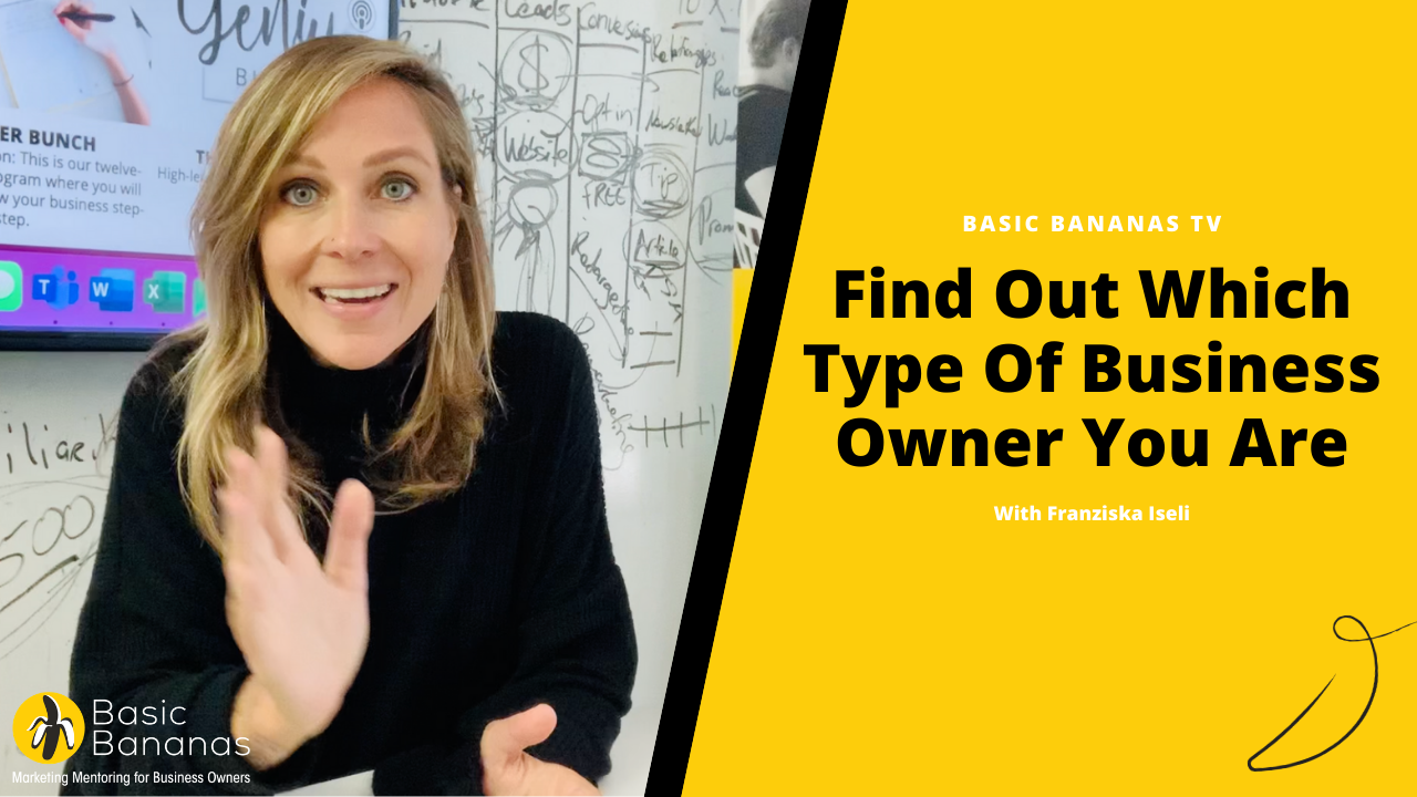 Find Out Which Type Of Business Owner You Are | Basic Bananas